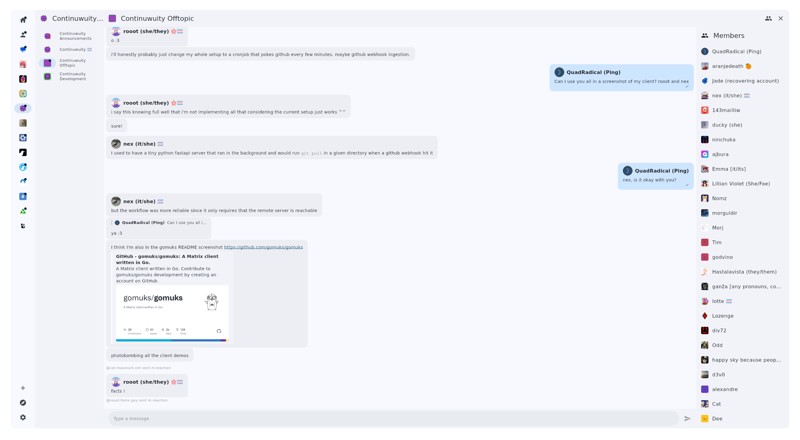 The same screenshot as above, but in light mode