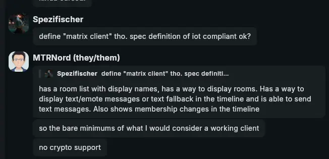 An animation highlighting the original message when you tap a reply