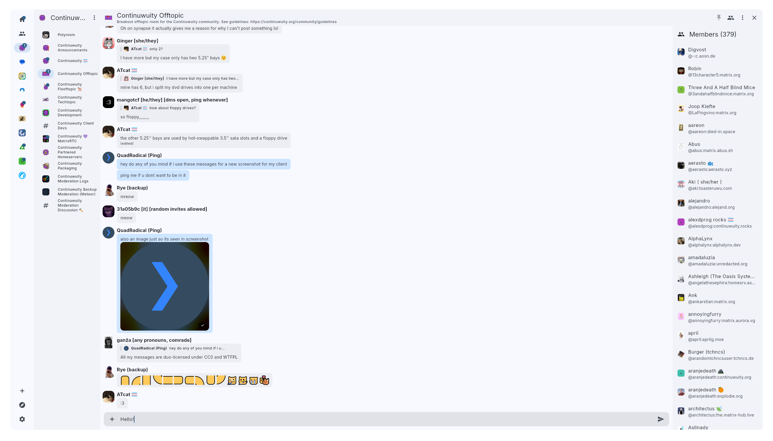 The same screenshot as above, but in light mode